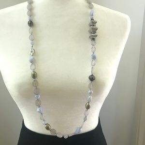 Coldwater Creek Stone and Bead Necklace